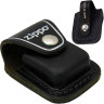 Кожаный чехол Zippo LPLBK, чёрный